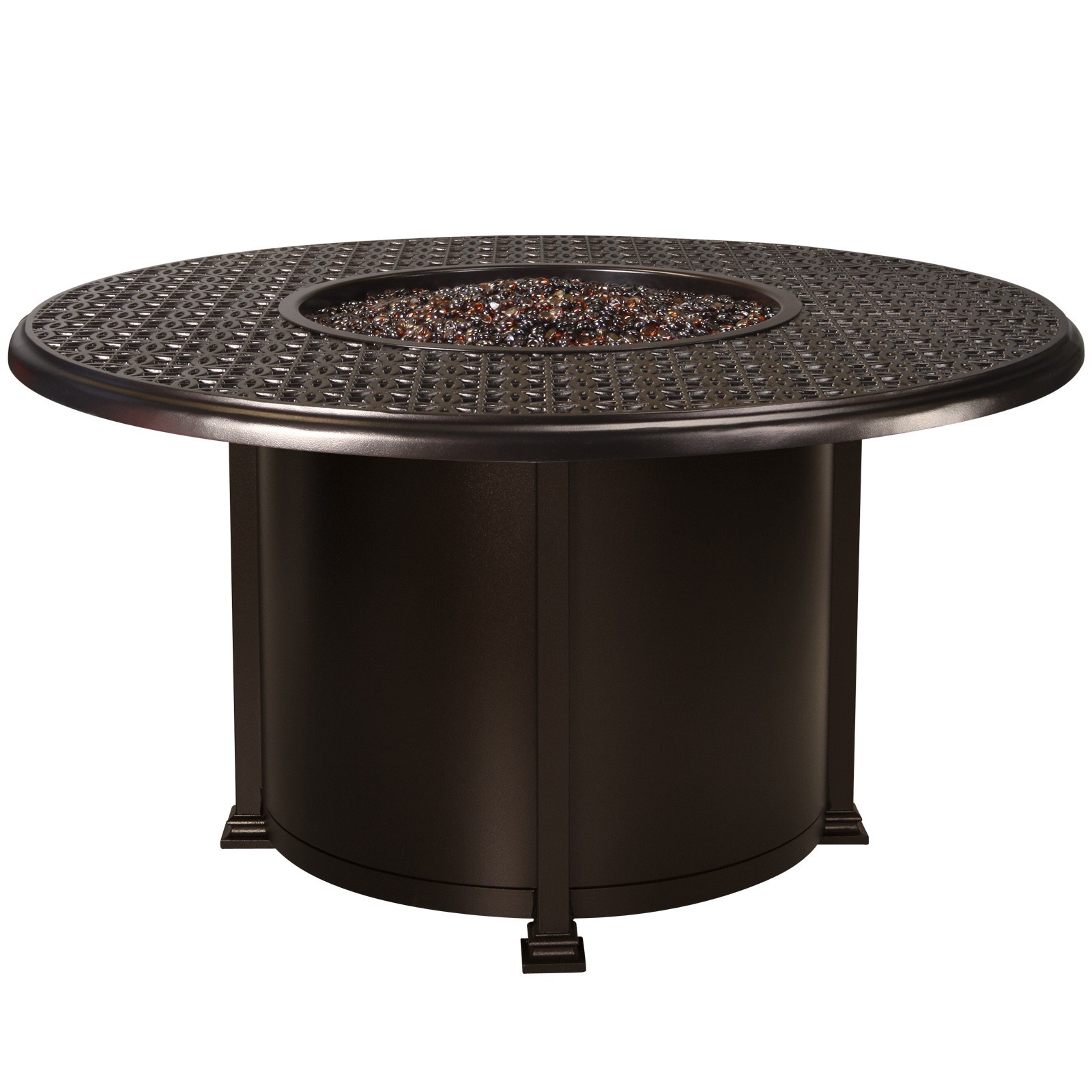 Richmond 54" Round Dining Height Fire Pit - Hauser's Patio