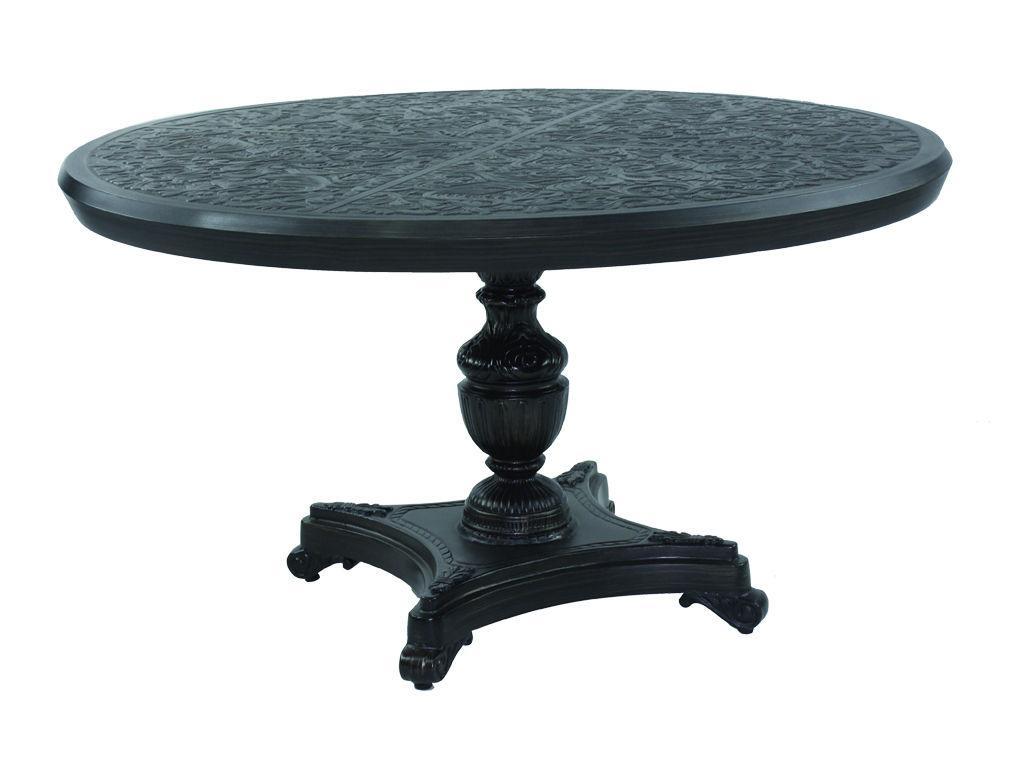 54" Round Pedestal Dining Table - Hauser's Patio
