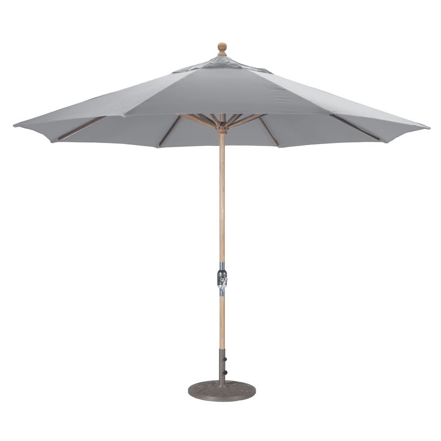 11 Octagonal Teak Market Umbrella Hauser S Patio